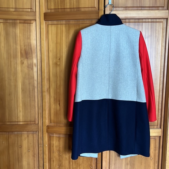 J. Crew Colorblock Coat - Picture 6 of 6